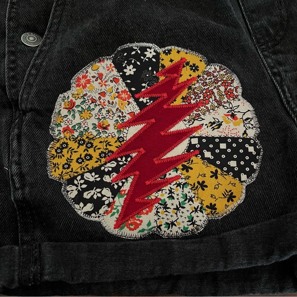 Grateful Overalls Quilt Block Patchwork Mandala S… - image 3